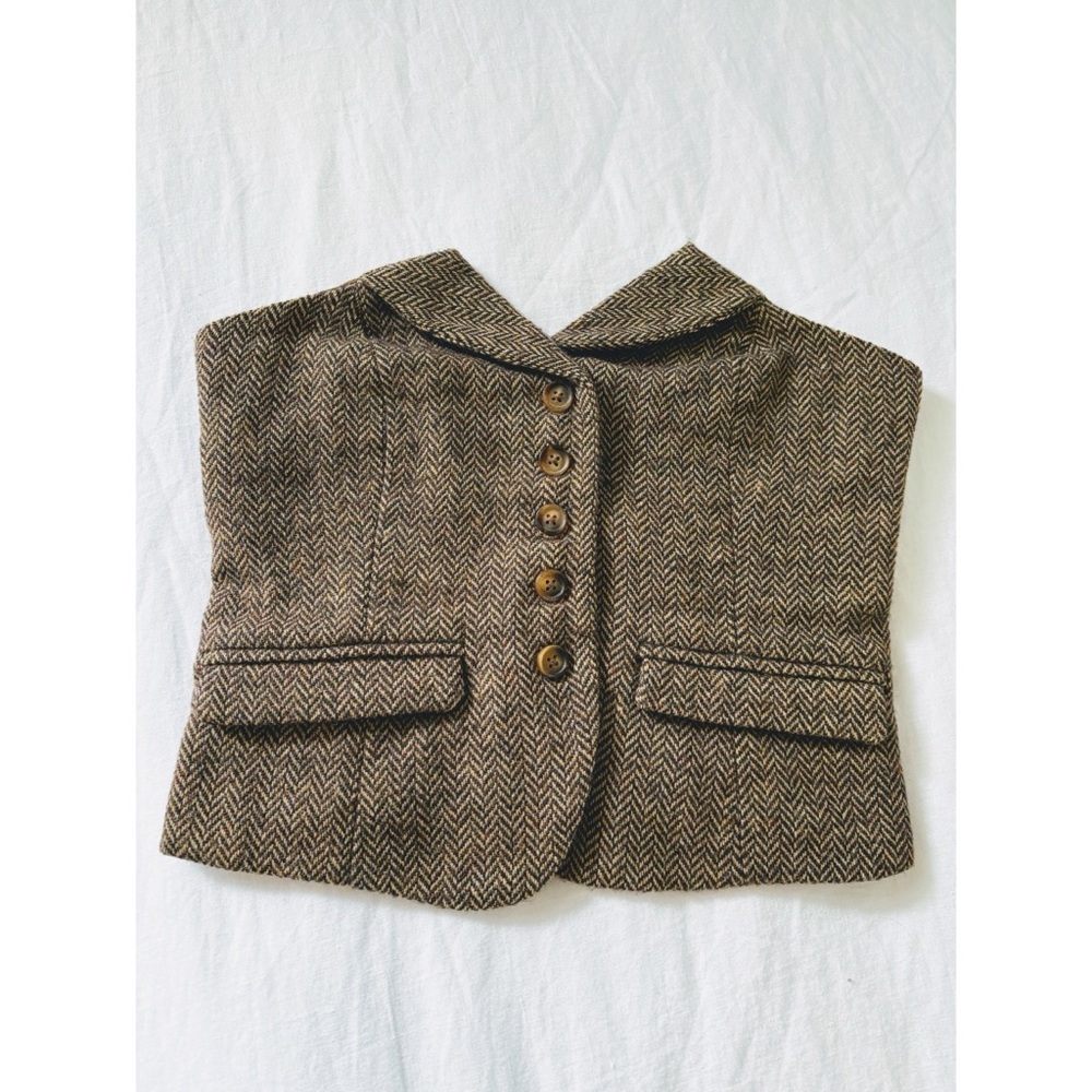 NWT Madden Adare Strapless Buttoned Bustier Top XS - Picture 3 of 5